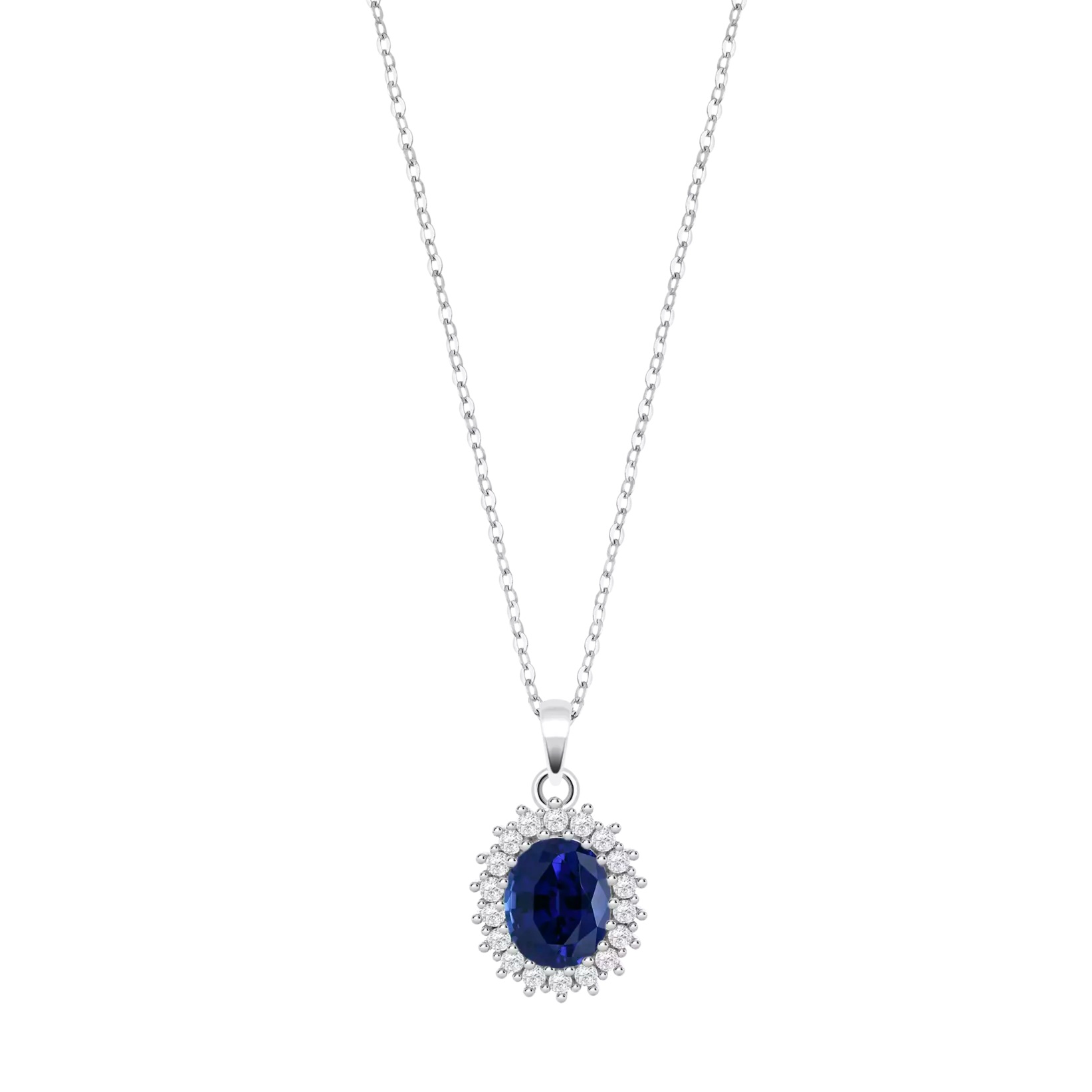 ΚΟΛΙΕ Ροζέτα LOTUS Silver Jewellery από Ασήμι 925° με Πέτρες Ζιργκόν LP3459-1/1 - 
