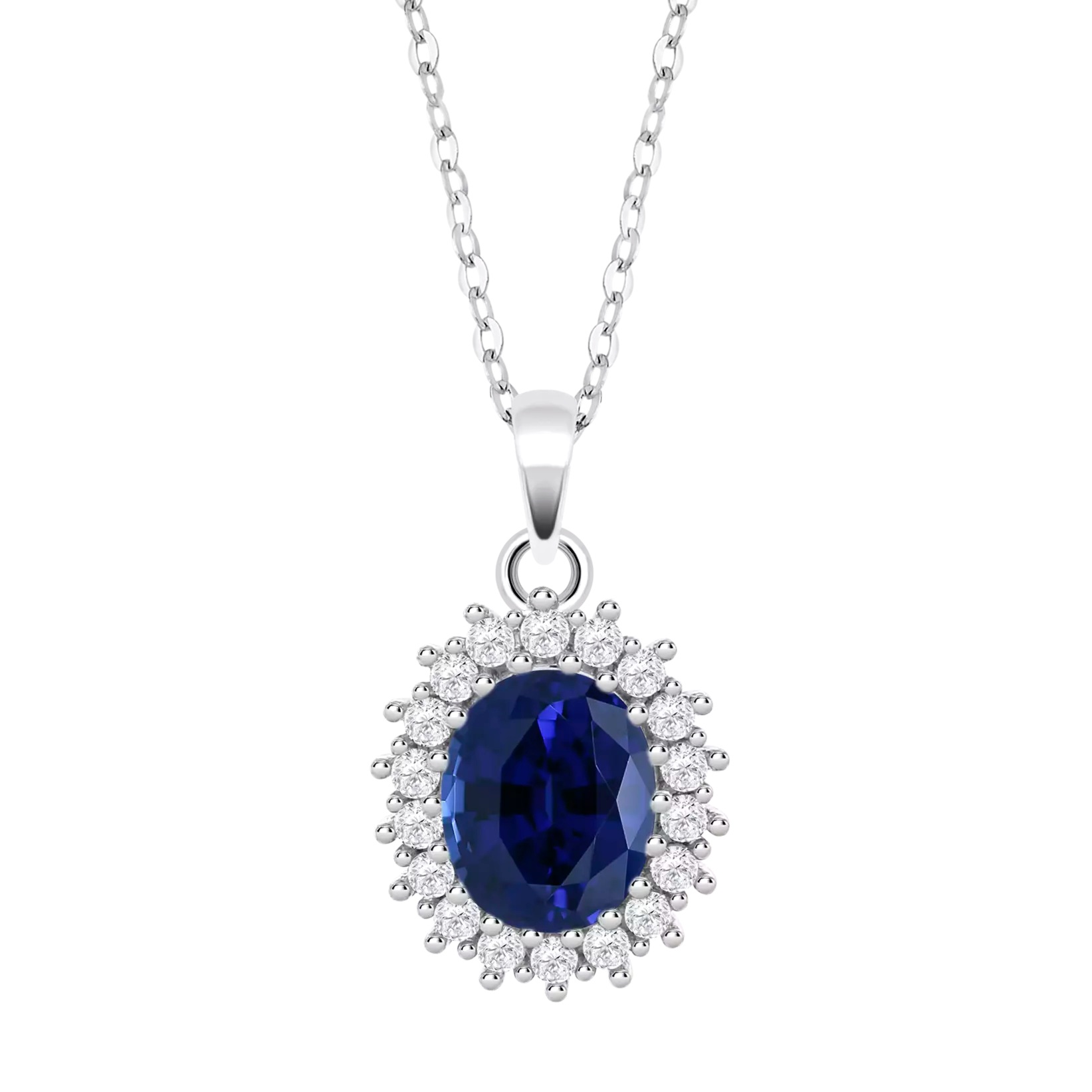 ΚΟΛΙΕ Ροζέτα LOTUS Silver Jewellery από Ασήμι 925° με Πέτρες Ζιργκόν LP3459-1/1 - 