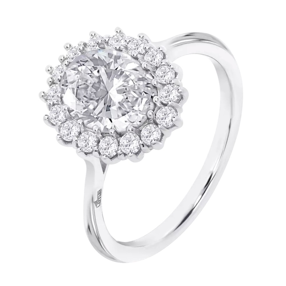 ΔΑΧΤΥΛΙΔΙ Ροζέτα LOTUS Silver Jewellery από Ασήμι 925° με Πέτρες Ζιργκόν LP3459-3/214 - 