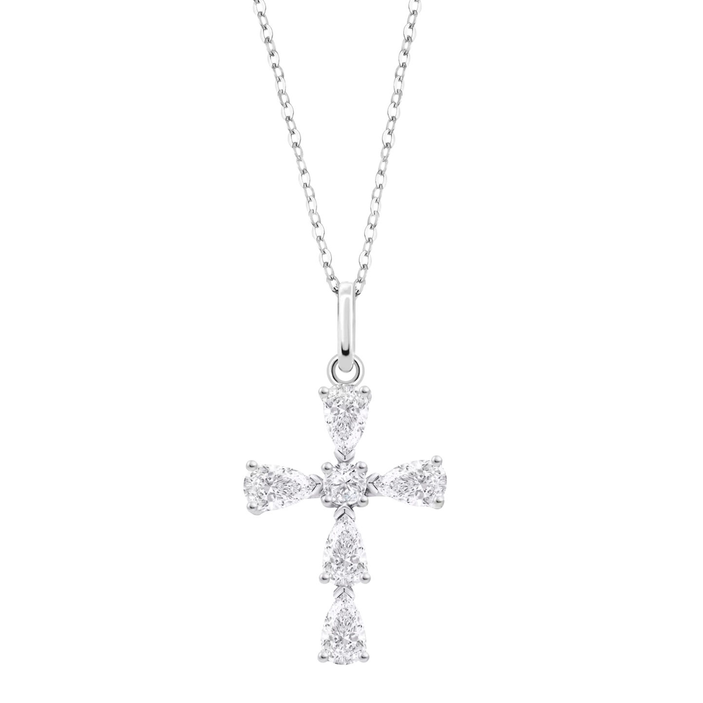 ΜΕΝΤΑΓΙΟΝ Σταυρός LOTUS Silver Jewellery από Ασήμι 925° με Πέτρες Ζιργκόν LP3556-1/1 - 