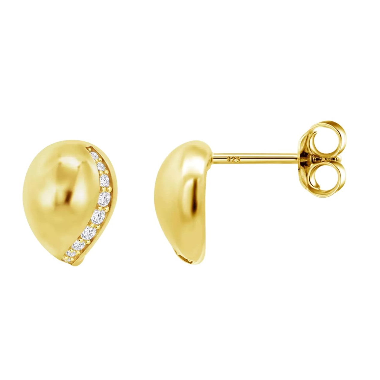 LOTUS Silver Jewellery Earrings from Gold-Plated Silver 925° with Zircon Stones LP3779-4/2 - 