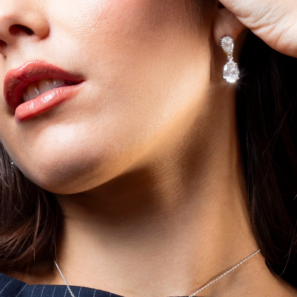 ΣΚΟΥΛΑΡΙΚΙΑ LOTUS Silver Jewellery από Ασήμι 925° με Πέτρες Ζιργκόν LP3788-4/1 - 