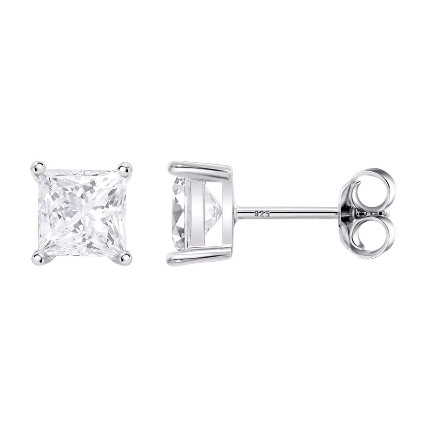 ΣΚΟΥΛΑΡΙΚΙΑ Μονόπετρα LOTUS Silver Jewellery από Ασήμι 925° με Πέτρες Ζιργκόν LP3835-4/1 - 