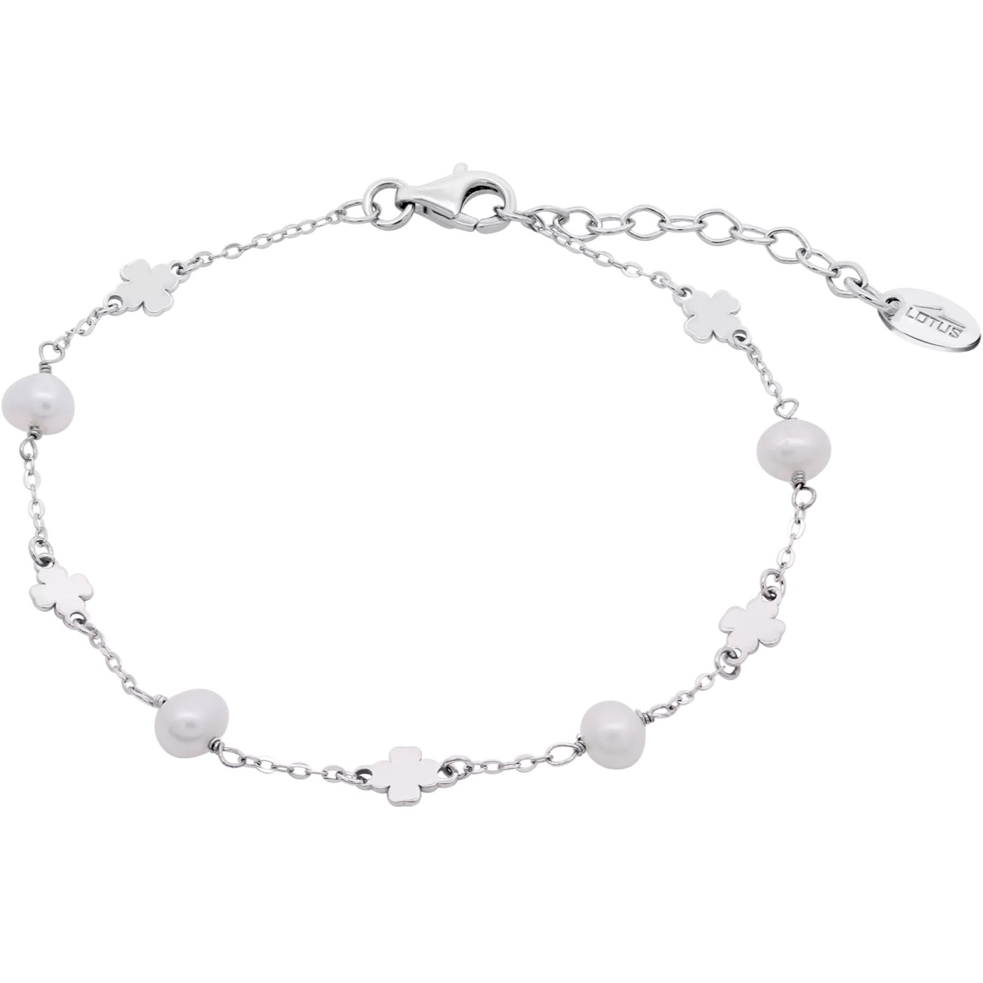 ΒΡΑΧΙΟΛΙ LOTUS Silver Jewellery από Ασήμι 925° με Μαργαριτάρια LP3856-2/1 - 