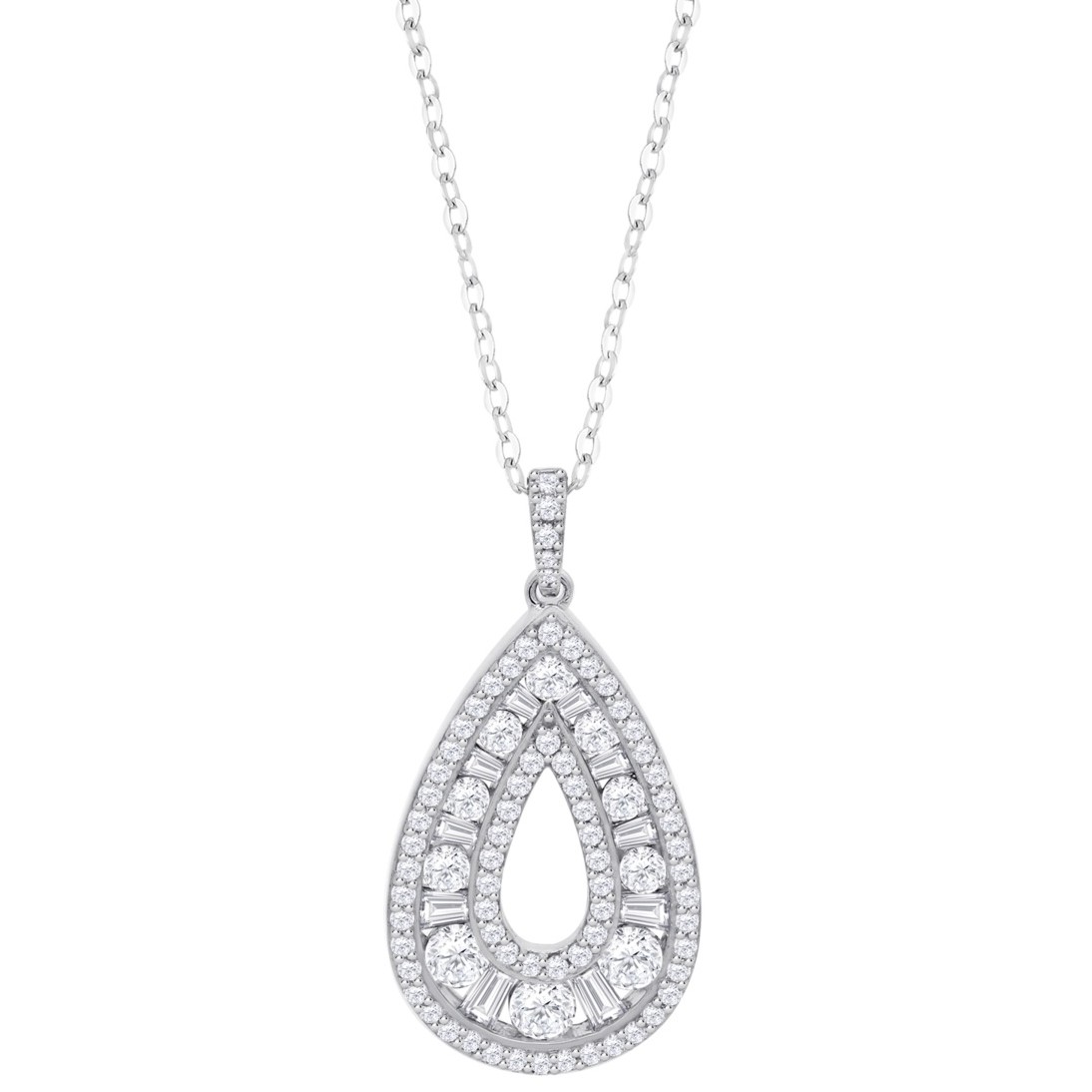 ΜΕΝΤΑΓΙΟΝ LOTUS Silver Jewellery από Ασήμι 925° με Πέτρες Ζιργκόν LP3883-1/1 - 