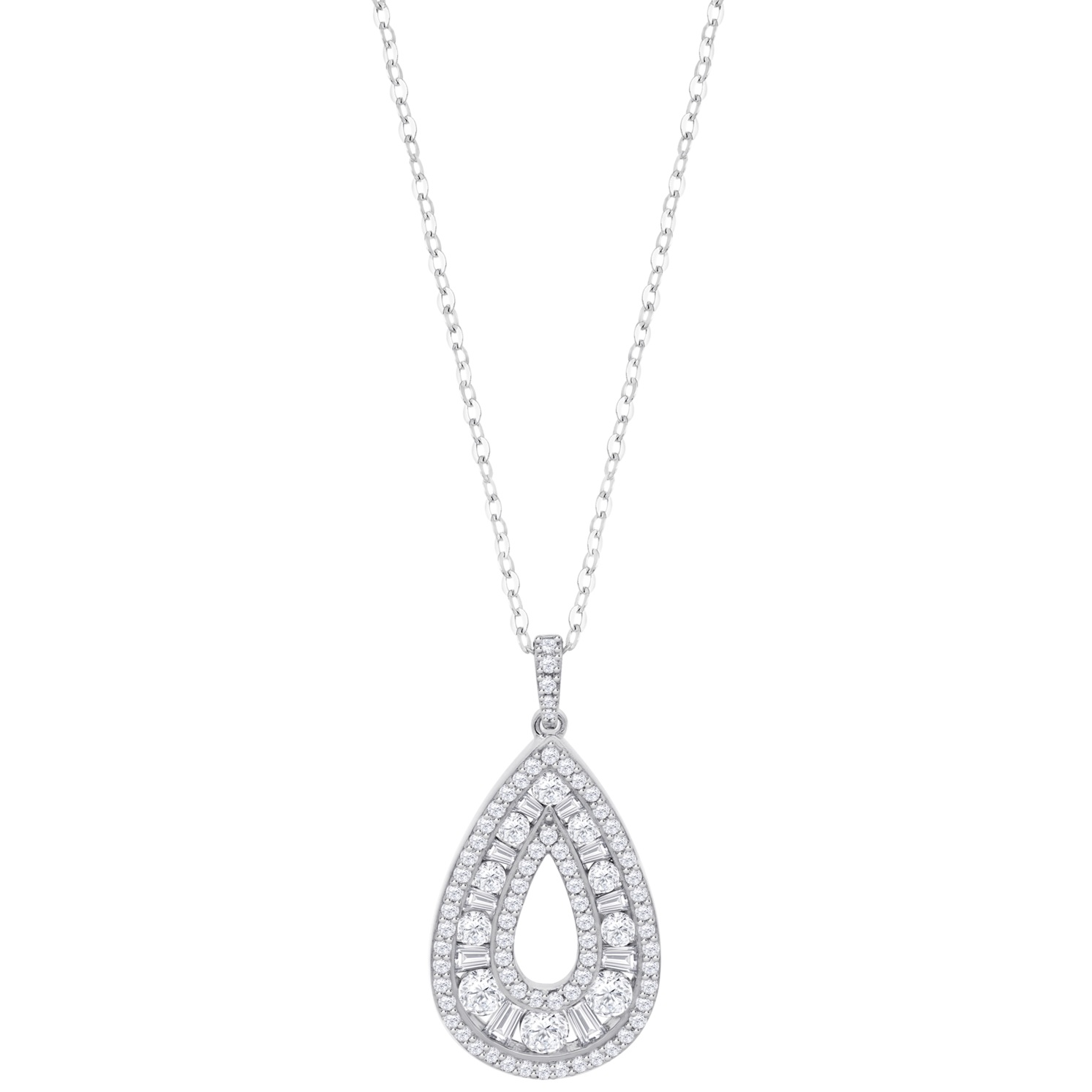 ΜΕΝΤΑΓΙΟΝ LOTUS Silver Jewellery από Ασήμι 925° με Πέτρες Ζιργκόν LP3883-1/1 - 