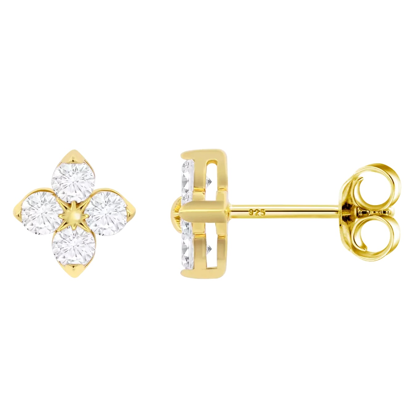 ΣΚΟΥΛΑΡΙΚΙΑ LOTUS Silver Jewellery από Επιχρυσωμένο Ασήμι 925° με Πέτρες Ζιργκόν LP3926-4/2 - 