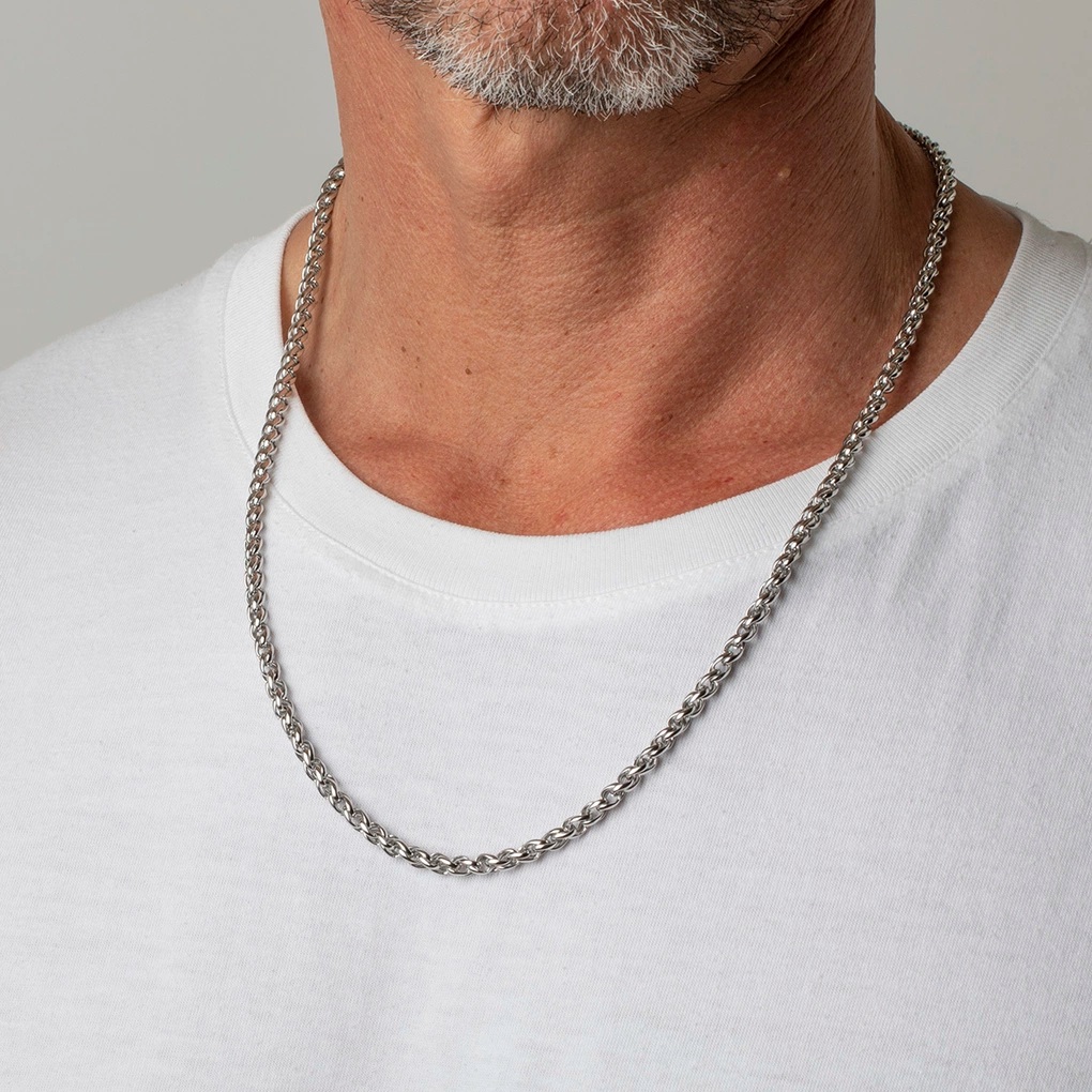 ΚΟΛΙΕ Ανδρικό LOTUS Style Jewellery από Ανοξείδωτο Ατσάλι LS1682-1/2 - 