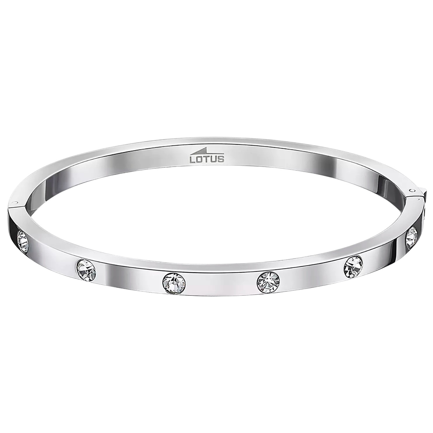 ΒΡΑΧΙΟΛΙ LOTUS Style Jewellery από Ανοξείδωτο Ατσάλι με Πέτρες Ζιργκόν LS1846-2/1 - 