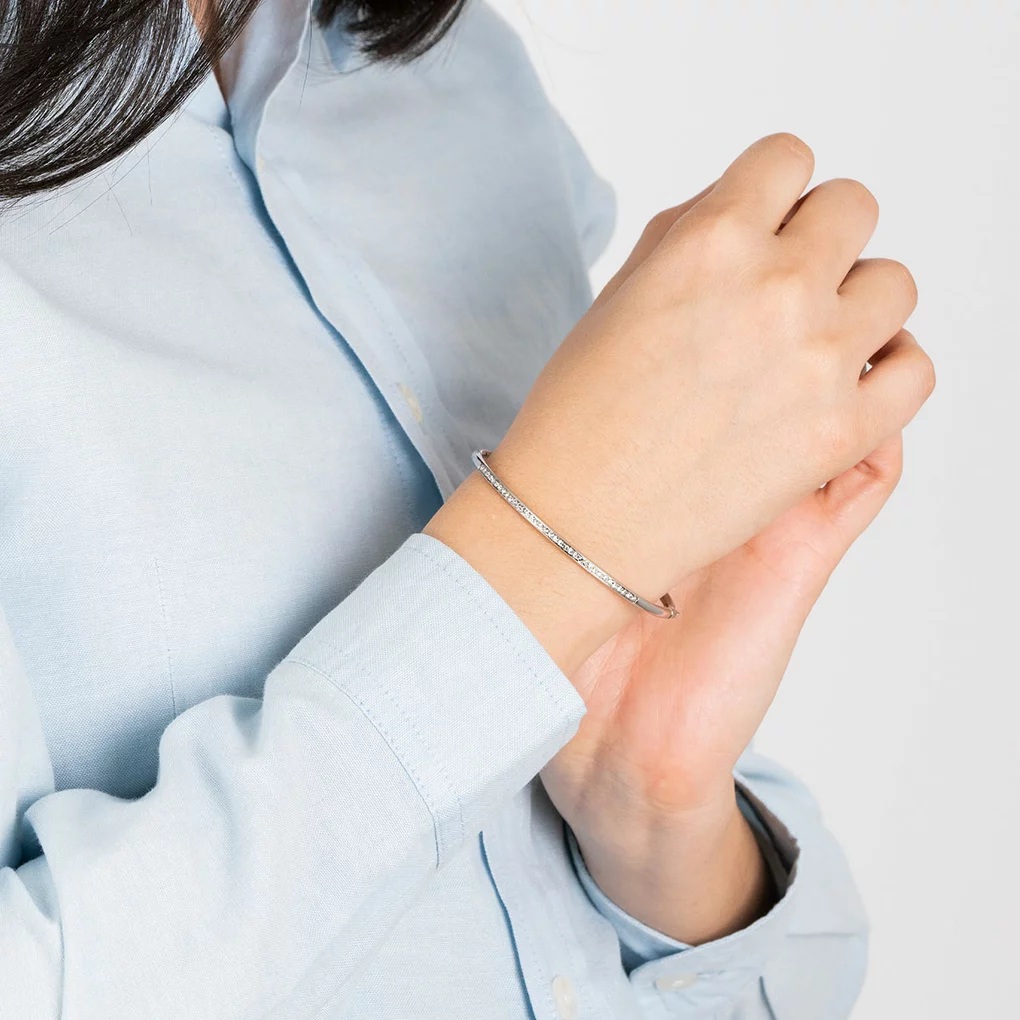 ΒΡΑΧΙΟΛΙ LOTUS Style Jewellery από Ανοξείδωτο Ατσάλι με Πέτρες Ζιργκόν LS2111-2/1 - 