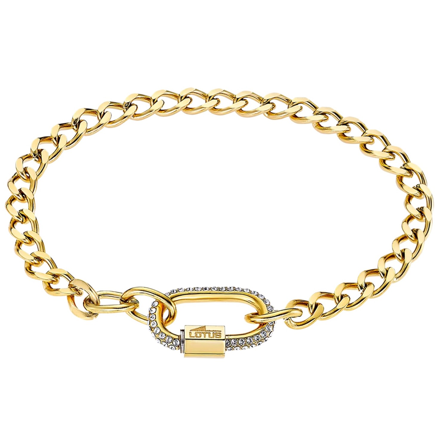 ΒΡΑΧΙΟΛΙ LOTUS Style Jewellery από Επιχρυσωμένο Ανοξείδωτο Ατσάλι με Πέτρες Ζιργκόν LS2338-2/2 - 