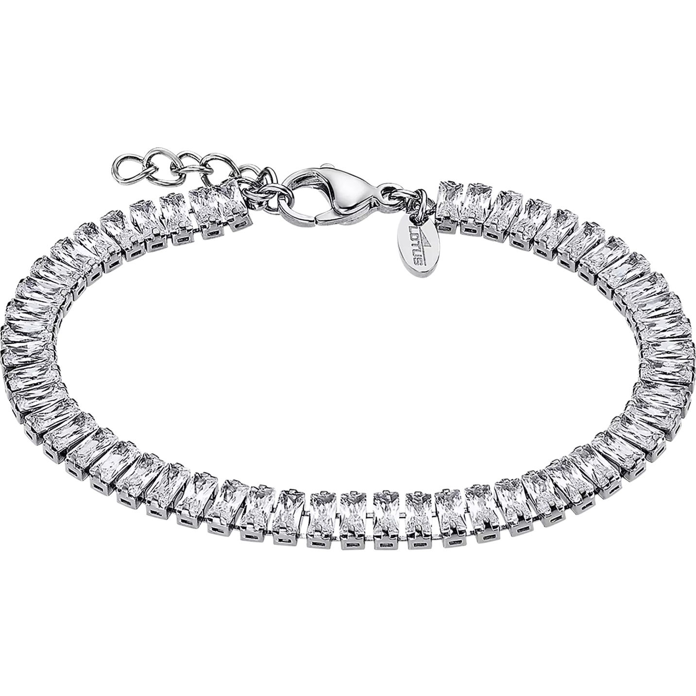 ΒΡΑΧΙΟΛΙ Style LOTUS Jewellery από Ανοξείδωτο Ατσάλι με Πέτρες Ζιργκόν LS2340-2/1 - 