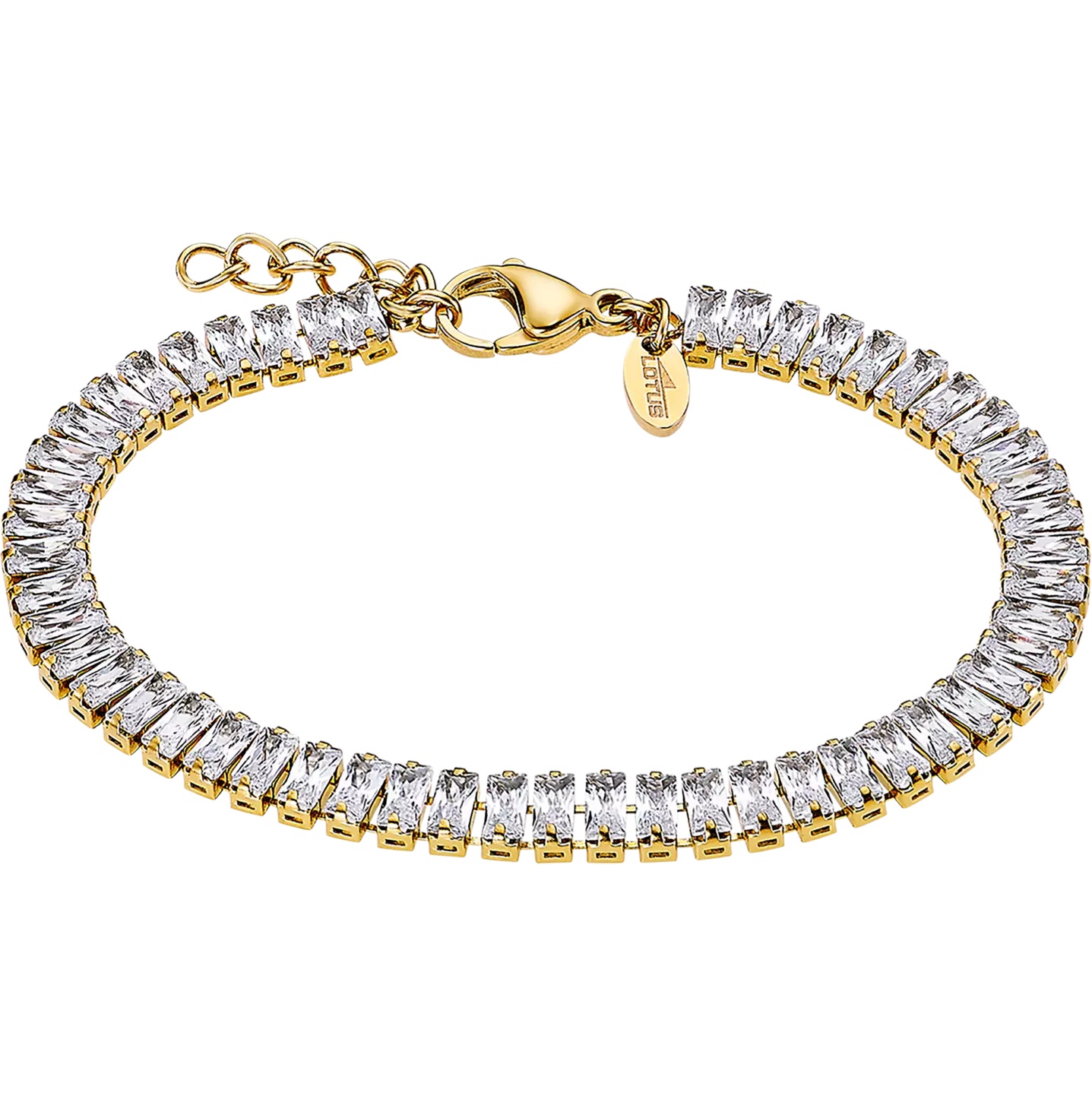 ΒΡΑΧΙΟΛΙ Style LOTUS Jewellery από Χρυσό Ανοξείδωτο Ατσάλι με Πέτρες Ζιργκόν LS2340-2/2 - 