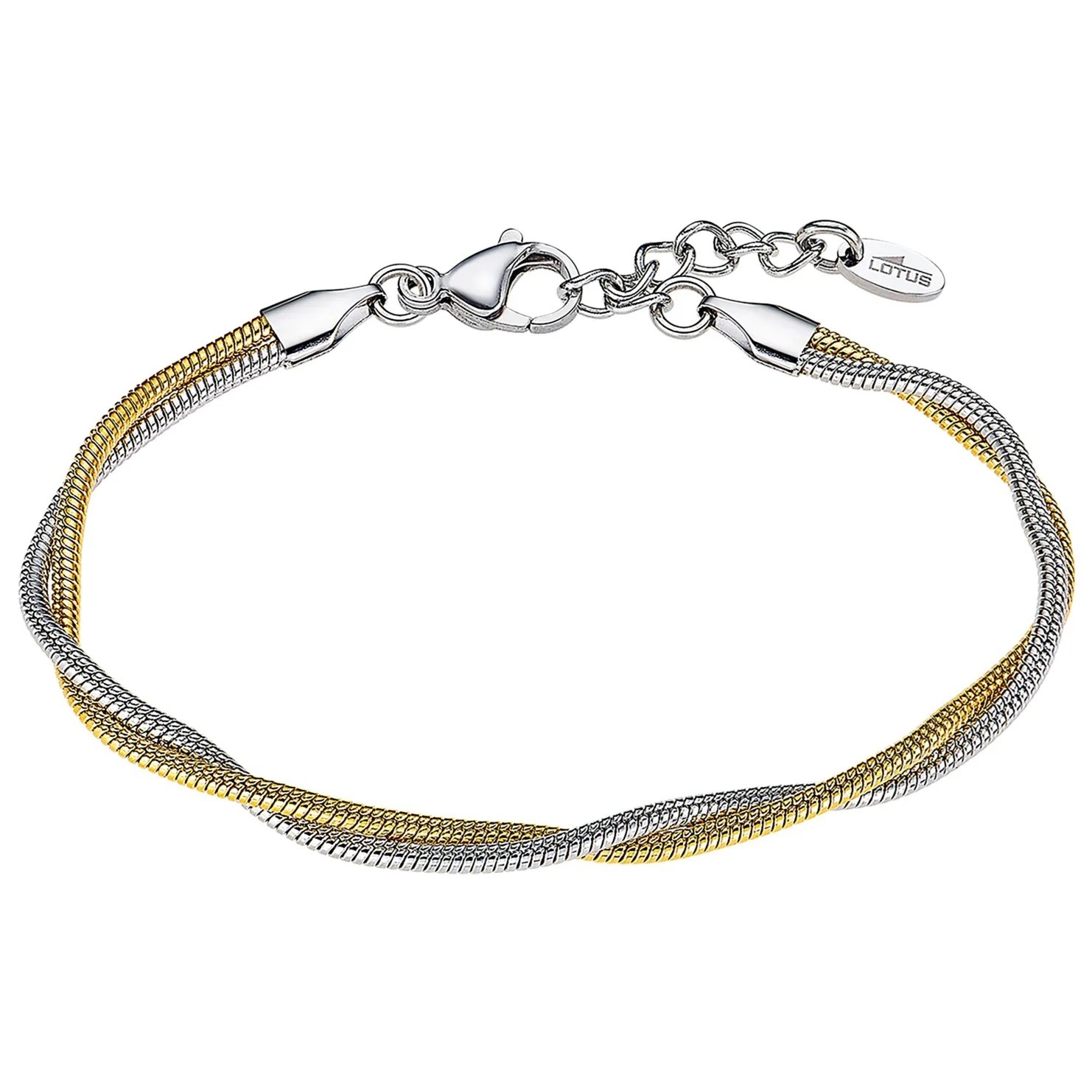 LOTUS Jewellery Style Bracelet from Two-Tone Gold-Plated Stainless Steel with LS2432-2/1 - 