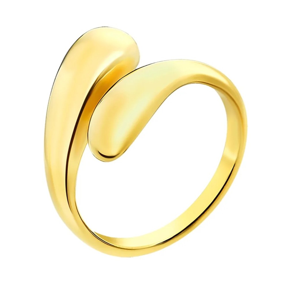 LOTUS Style Jewellery Ring from Gold Stainless Steel with LS2441-3/214 - 