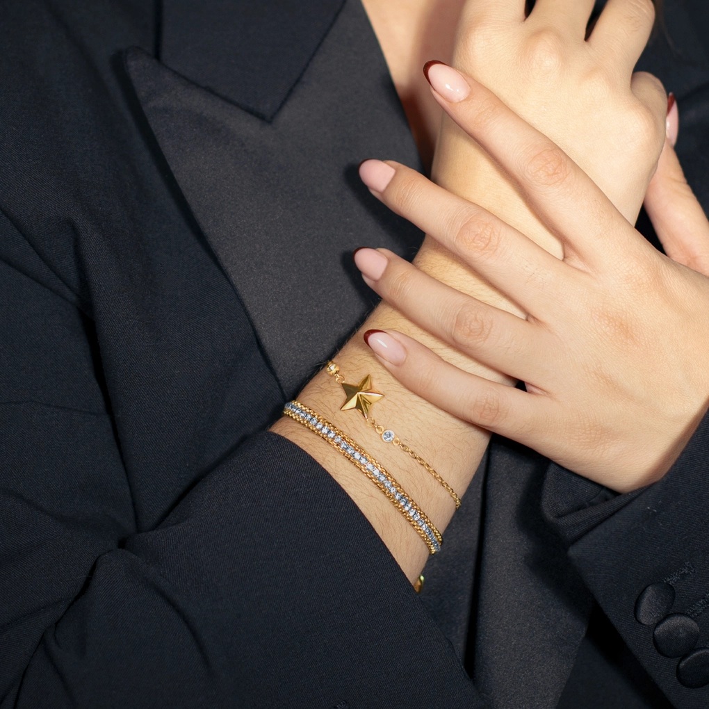 ΒΡΑΧΙΟΛΙ LOTUS Style Jewellery από Επίχρυσο Ανοξείδωτο Ατσάλι με Ζίιργκόν LS2568-2/2 - 