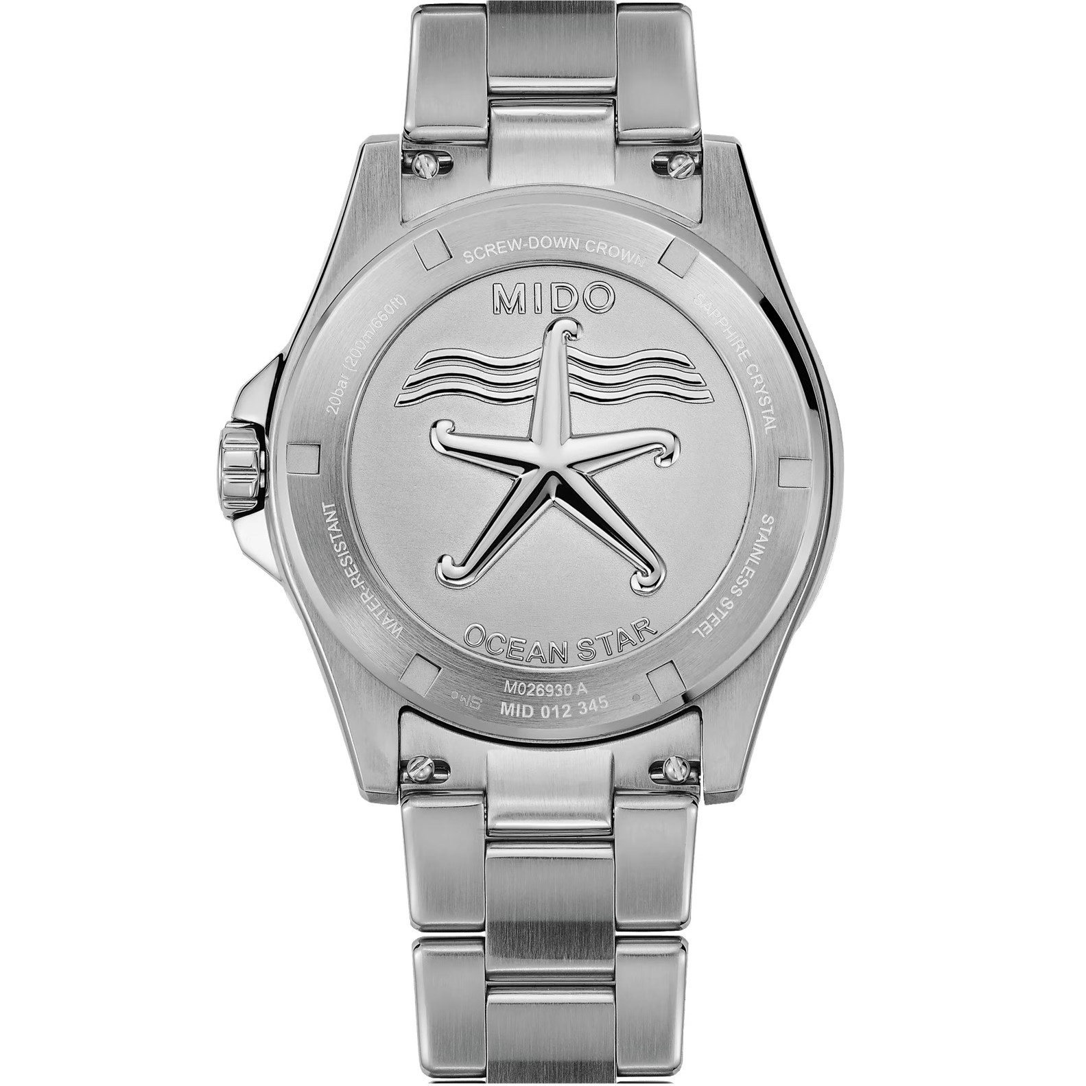 MIDO Ocean Star 200 Black Dial Automatic 41mm Silver Stainless Steel Bracelet M026.930.11.051.00 - 