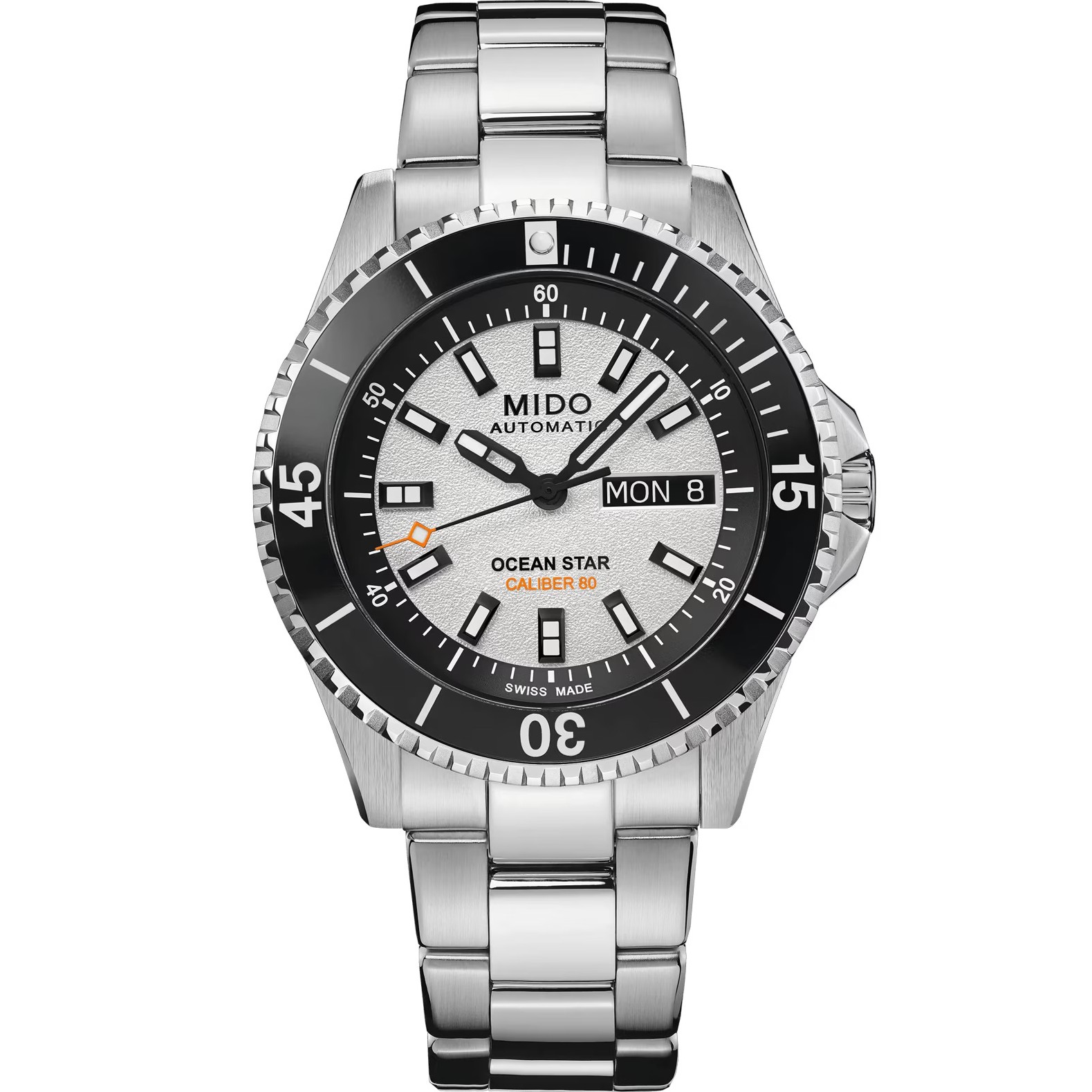 MIDO Ocean Star 200 White Dial Automatic 41mm Silver Stainless Steel Bracelet M026.930.11.011.00 - 