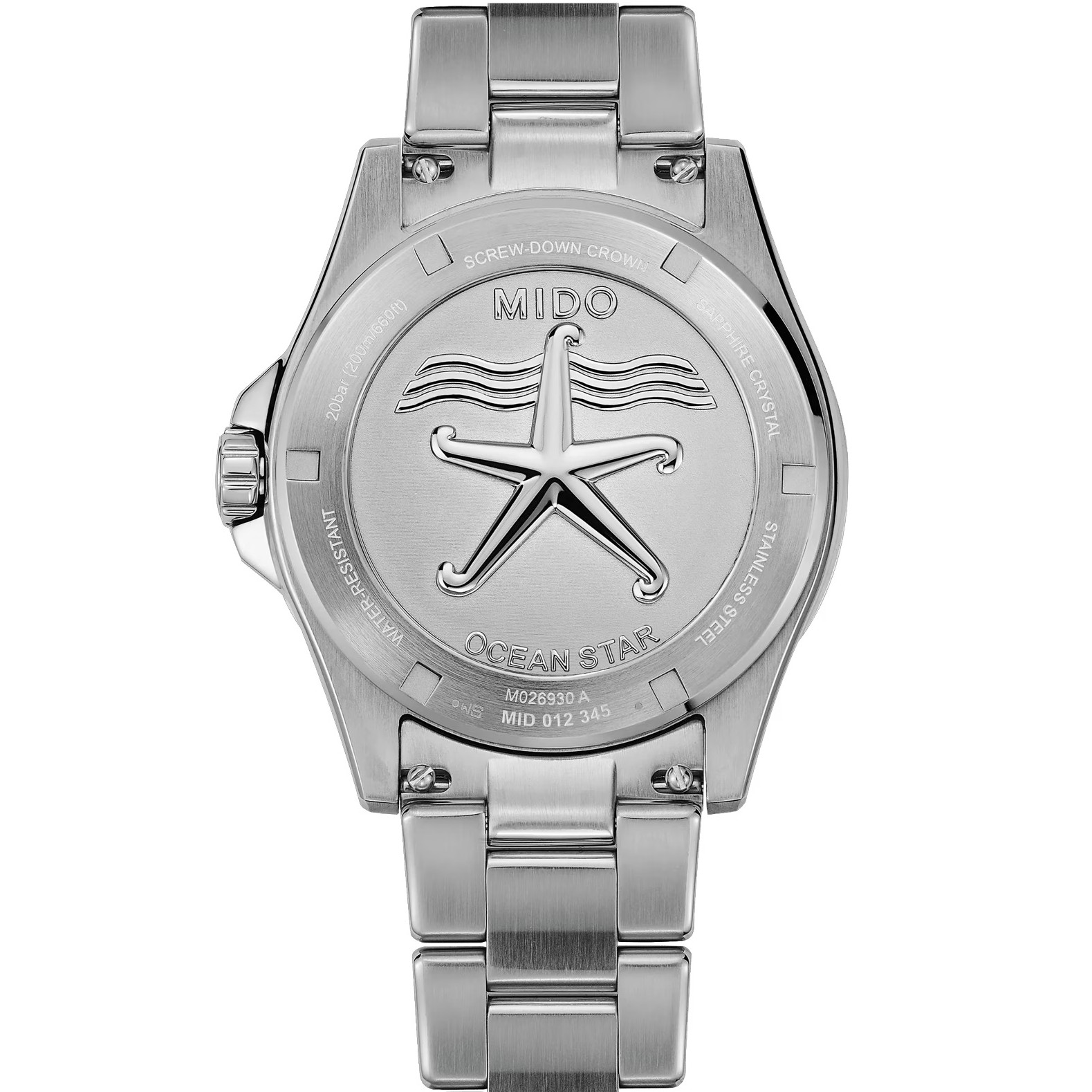 MIDO Ocean Star 200 Blue Dial Automatic 41mm Silver Stainless Steel Bracelet M026.930.11.041.00 - 3