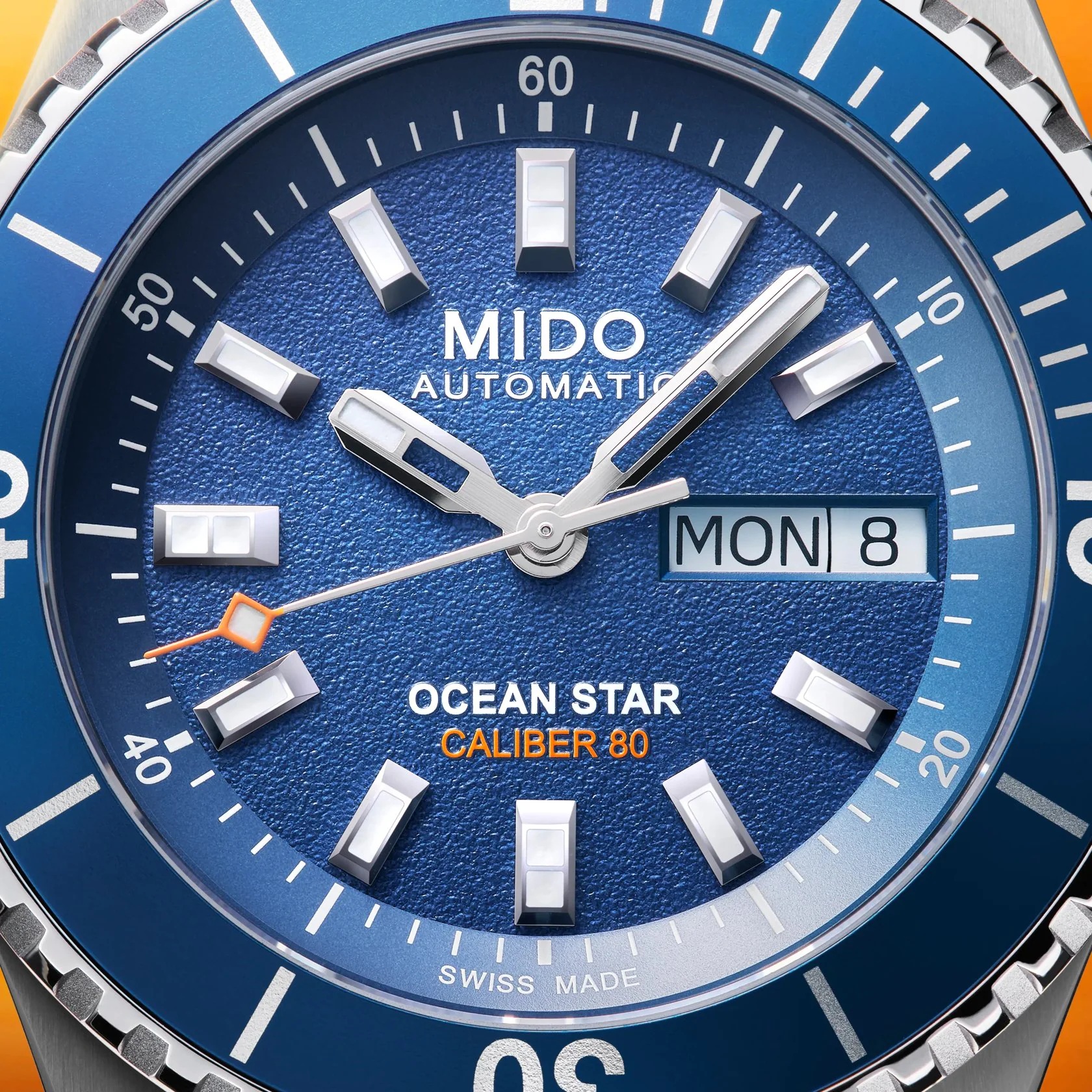 MIDO Ocean Star 200 Blue Dial Automatic 41mm Silver Stainless Steel Bracelet M026.930.11.041.00 - 4