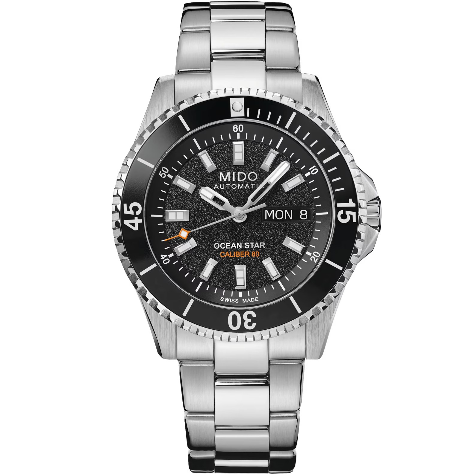 MIDO Ocean Star 200 Black Dial Automatic 41mm Silver Stainless Steel Bracelet M026.930.11.051.00 - 