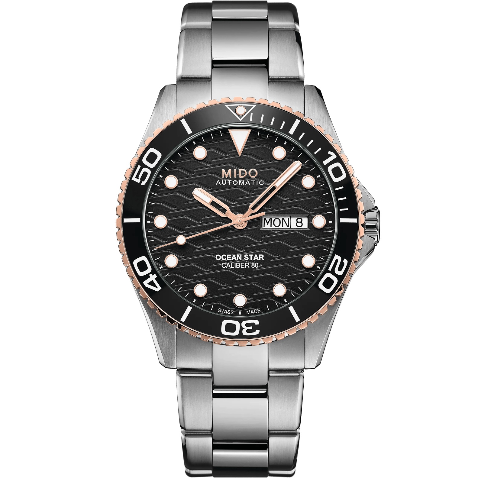 MIDO Ocean Star 200 Black Dial Ceramic Automatic 42.5mm Silver Stainless Steel Bracelet M042.430.21.051.00 - 
