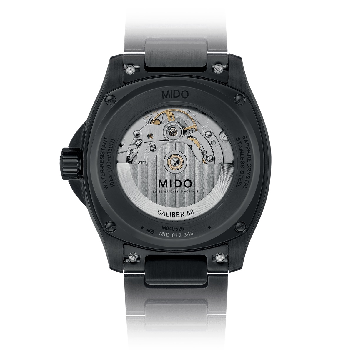 MIDO Multifort TV Big Date Grey Dial Automatic 40.00 x 39.20mm Black Stainless Steel Bracelet M049.526.33.081.00 - 4