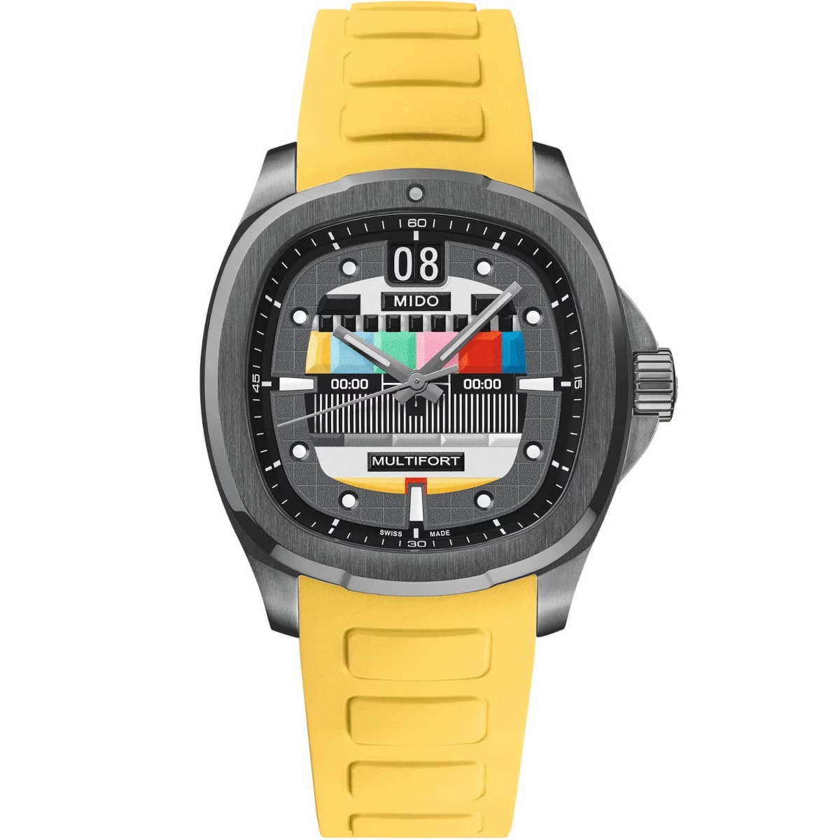 MIDO Multifort TV Big Date S01E02 Grey Gradient Dial Automatic 40.00 x 39.20mm Anthracite Stainless Steel Bracelet M049.526.33.081.01 - 4