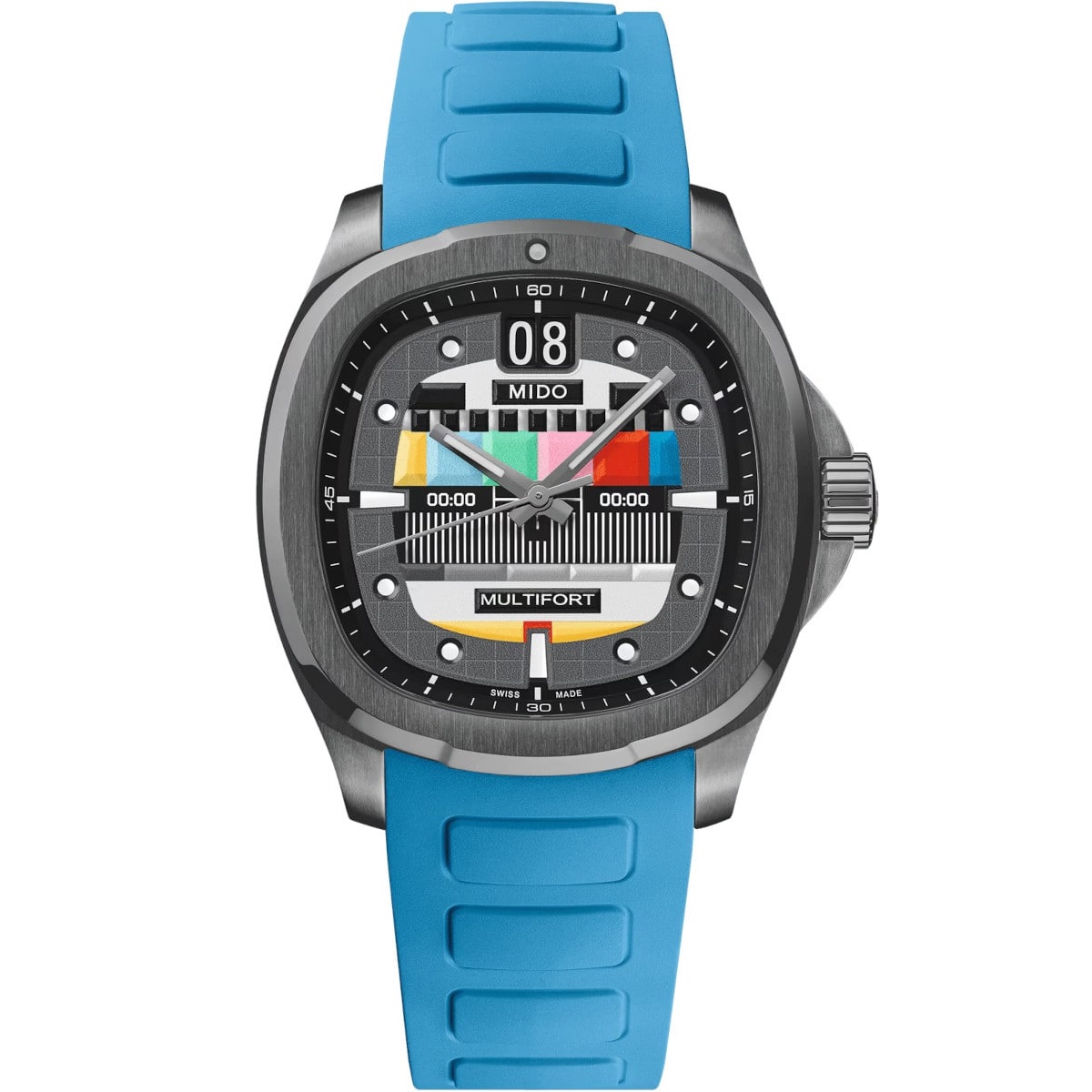 MIDO Multifort TV Big Date S01E02 Grey Gradient Dial Automatic 40.00 x 39.20mm Anthracite Stainless Steel Bracelet M049.526.33.081.01 - 5