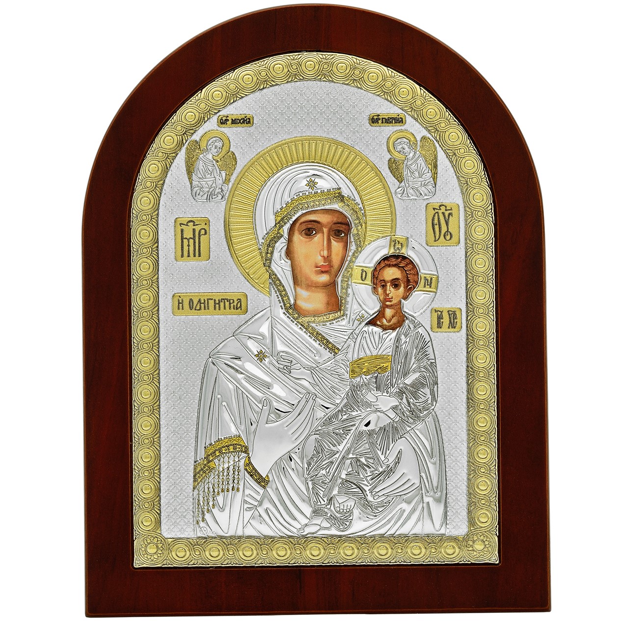 ΑΣΗΜΕΝΙΑ ΕΙΚΟΝΑ Παναγία Οδηγήτρια (15cm x 21cm) MA-E1156BX - 