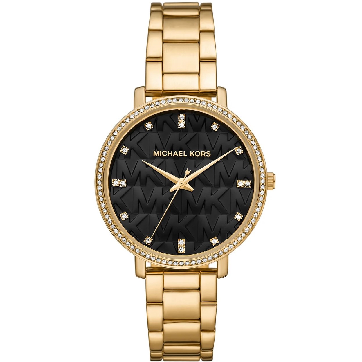 MICHAEL KORS Pyper Crystals 38mm Gold Stainless Steel Bracelet MK4916 - 