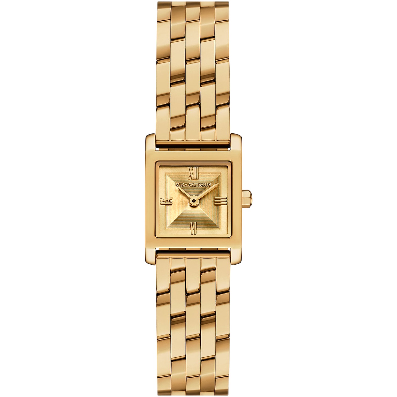 MICHAEL KORS Micro Georgie Gold Dial 19mm Gold Stainless Steel Bracelet MK4931 - 