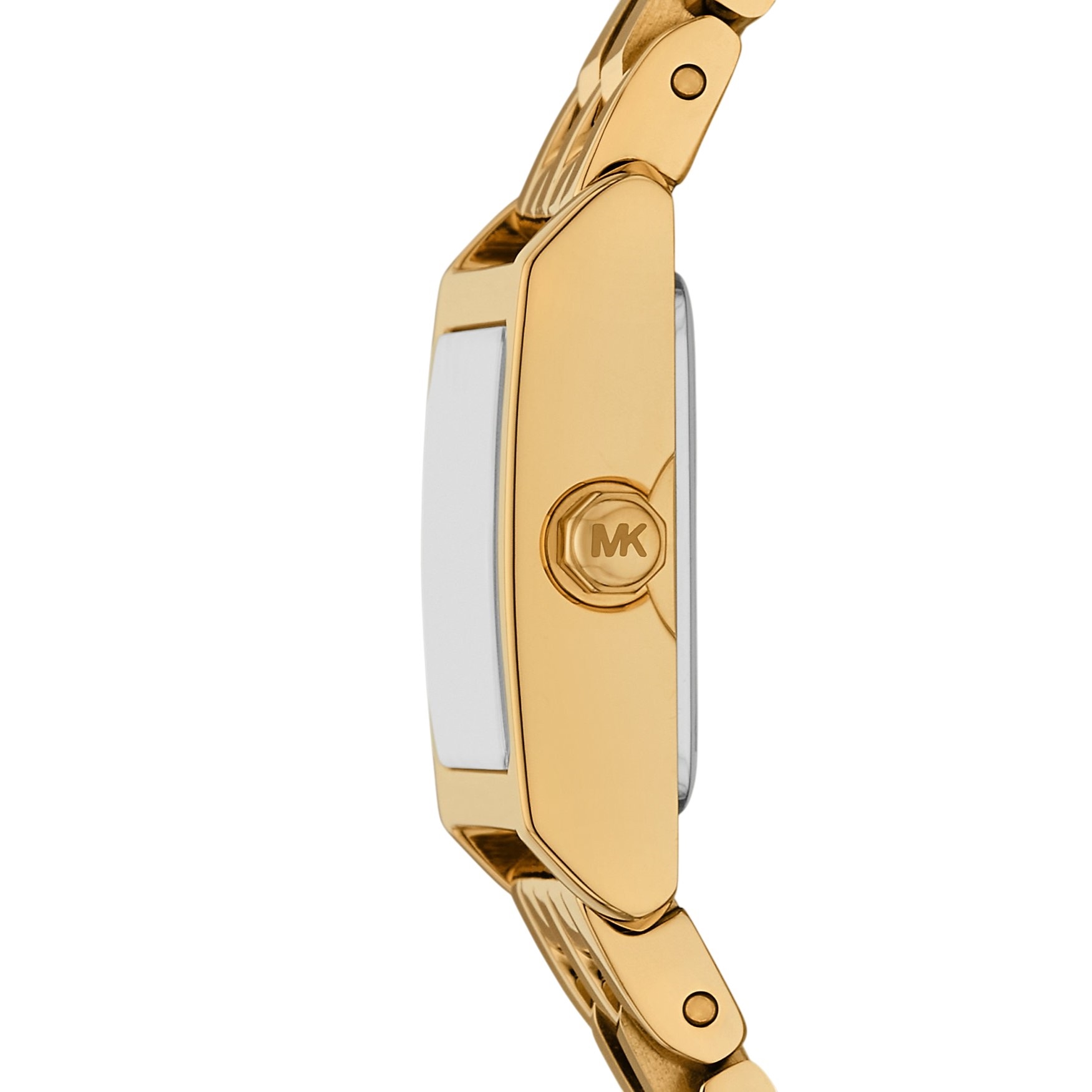 MICHAEL KORS Micro Georgie Gold Dial 19mm Gold Stainless Steel Bracelet MK4931 - 3