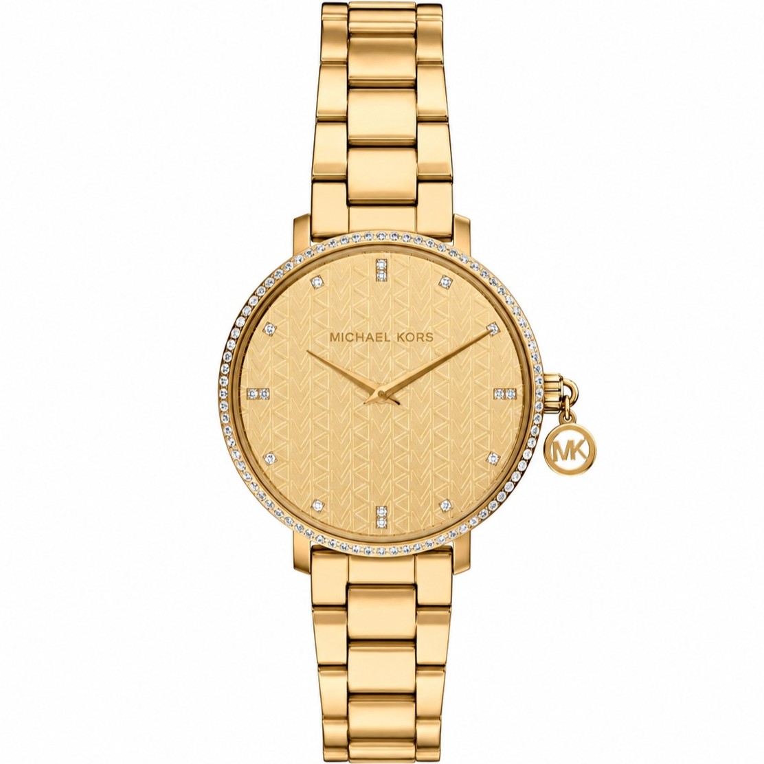 MICHAEL KORS Pyper Gold Dial 32mm Gold Stainless Steel Bracelet MK7572 - 