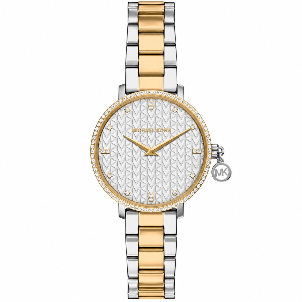 MICHAEL KORS Pyper Silver Dial 32mm Two-Tone Gold Stainless Steel Bracelet MK7574 - 