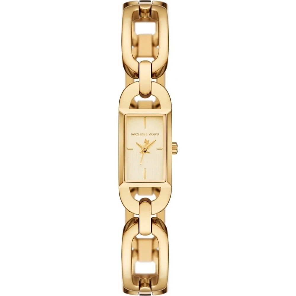 MICHAEL KORS MK Empire Gold Dial 15mm Gold Stainless Steel Bracelet MK7649 - 
