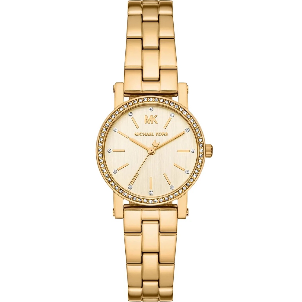 MICHAEL KORS Corey Gold Dial 28mm Gold Stainless Steel Bracelet MK7666 - 
