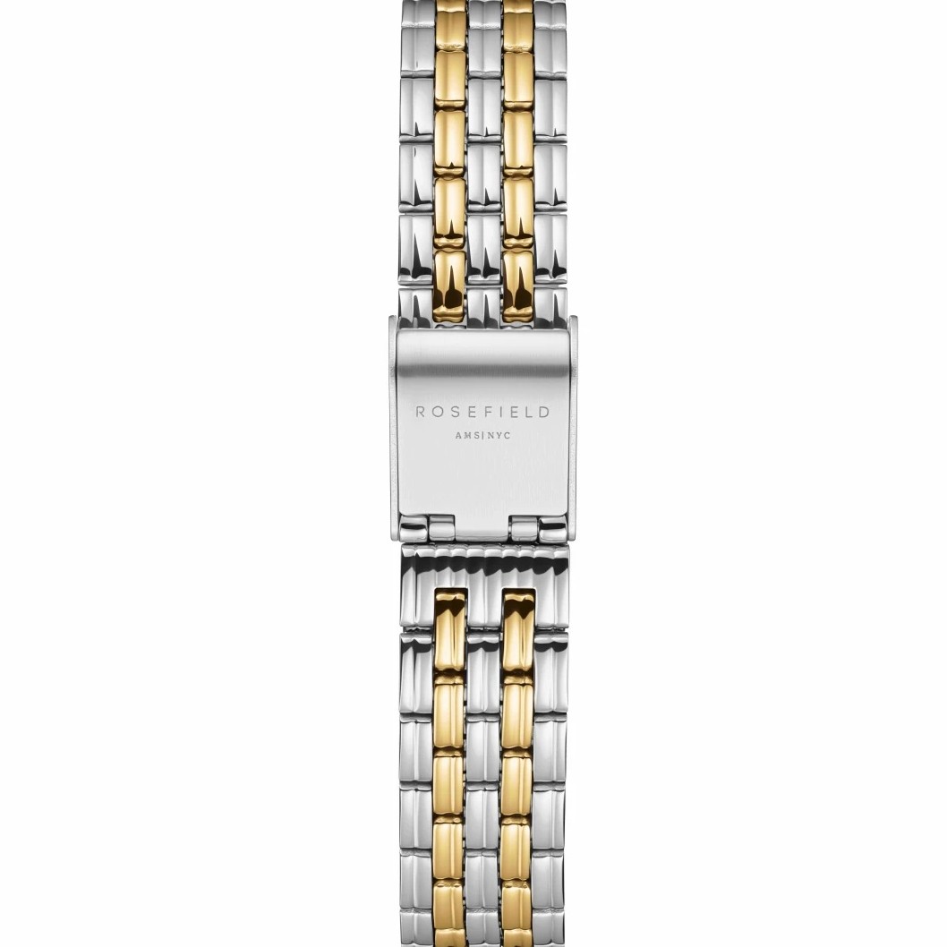 ROSEFIELD Muse White Dial 23.5mm Two-Tone Gold Stainless Steel Bracelet MUWDSD-MU03 - 5