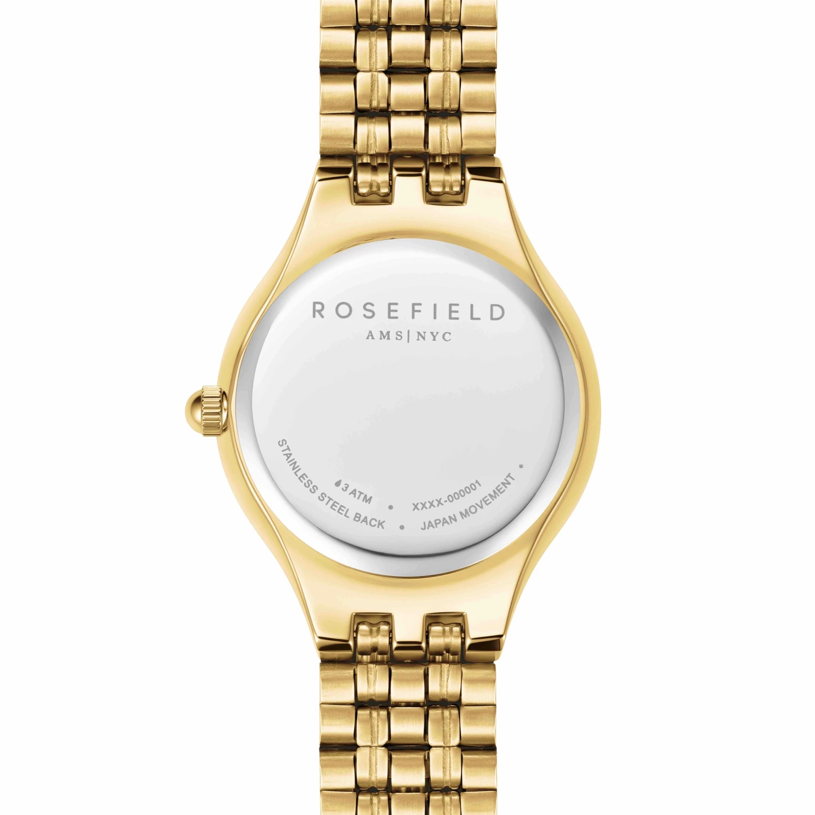 ROSEFIELD Muse White Dial 23.5mm Gold Stainless Steel Bracelet MUWGSG-MU01 - 4