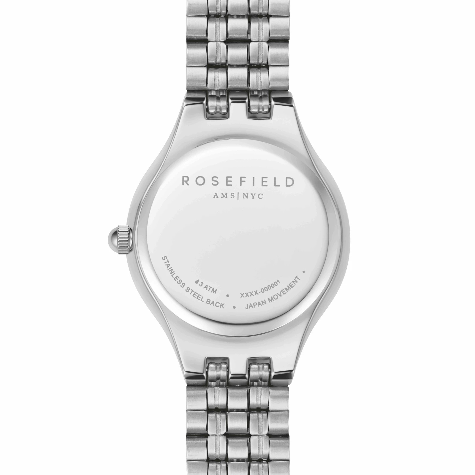 ROSEFIELD Muse White Dial 23.5mm Silver Stainless Steel Bracelet MUWSSS-MU02 - 4