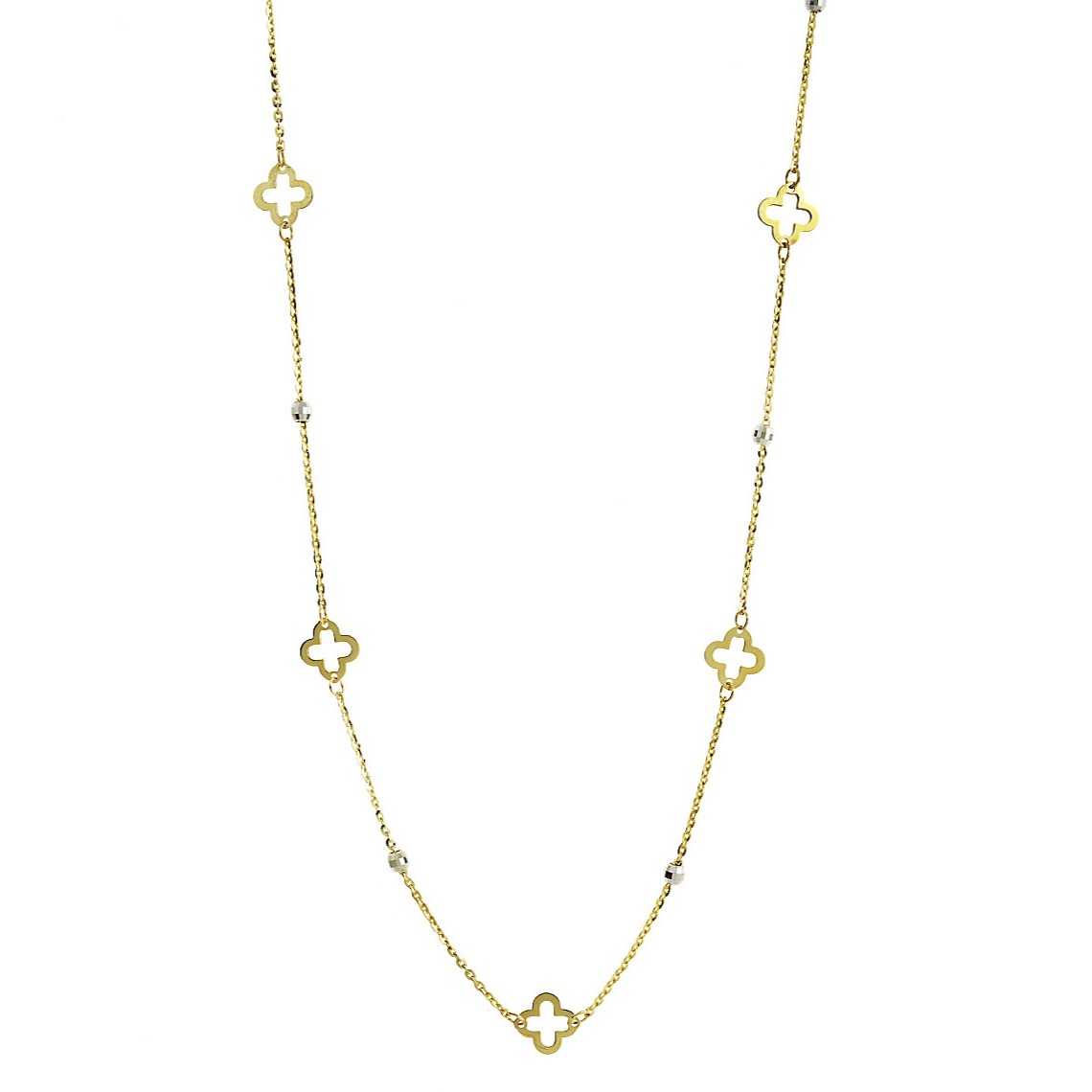 ΚΟΛΙΕ SENZIO Collection Κ9 Κίτρινο και Λευκό Χρυσό 3MAN.210N -