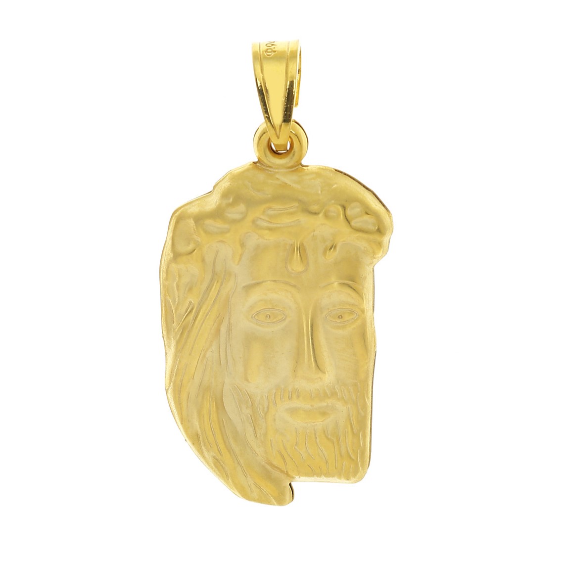 PENDANT Christ Double Sided SENZIO Collection K9 Yellow Gold 3MAN.232PE - 