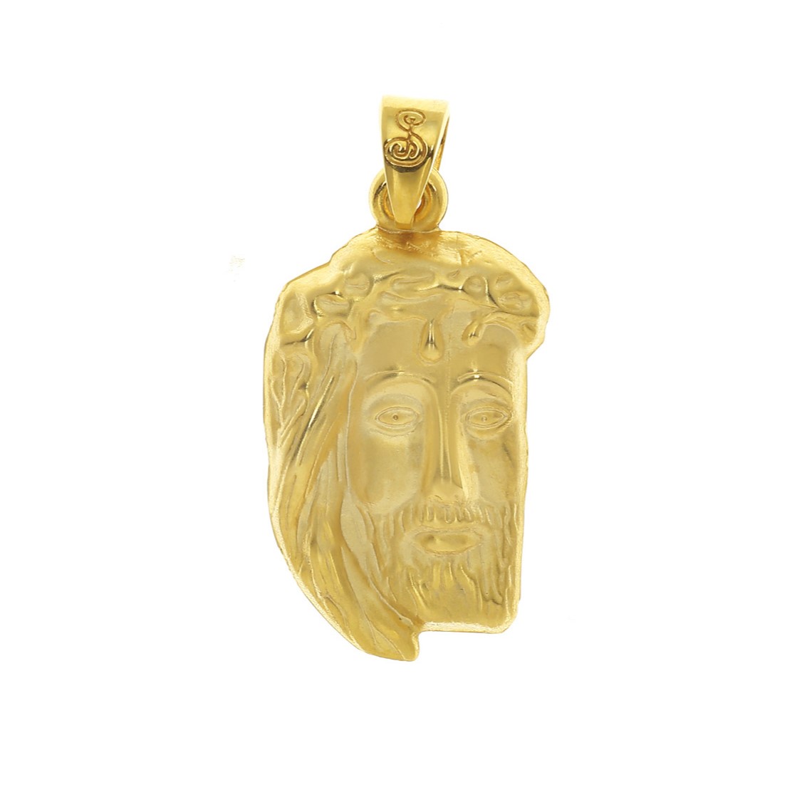 PENDANT Christ Double Sided SENZIO Collection K9 Yellow Gold 3MAN.234PE - 