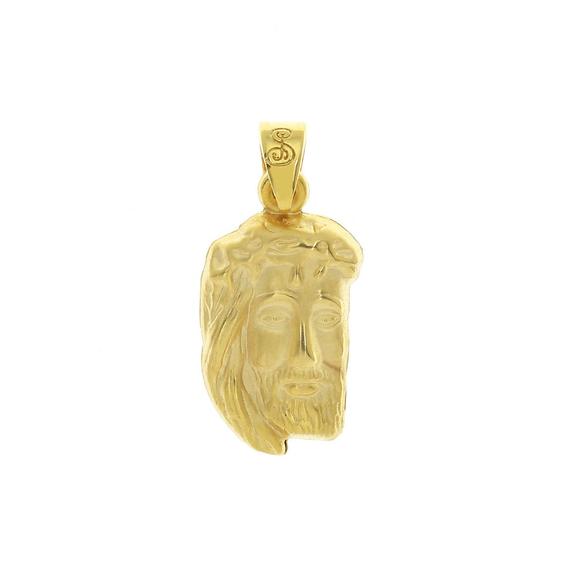 PENDANT Christ Double Sided SENZIO Collection K9 Yellow Gold 3MAN.238PE - 