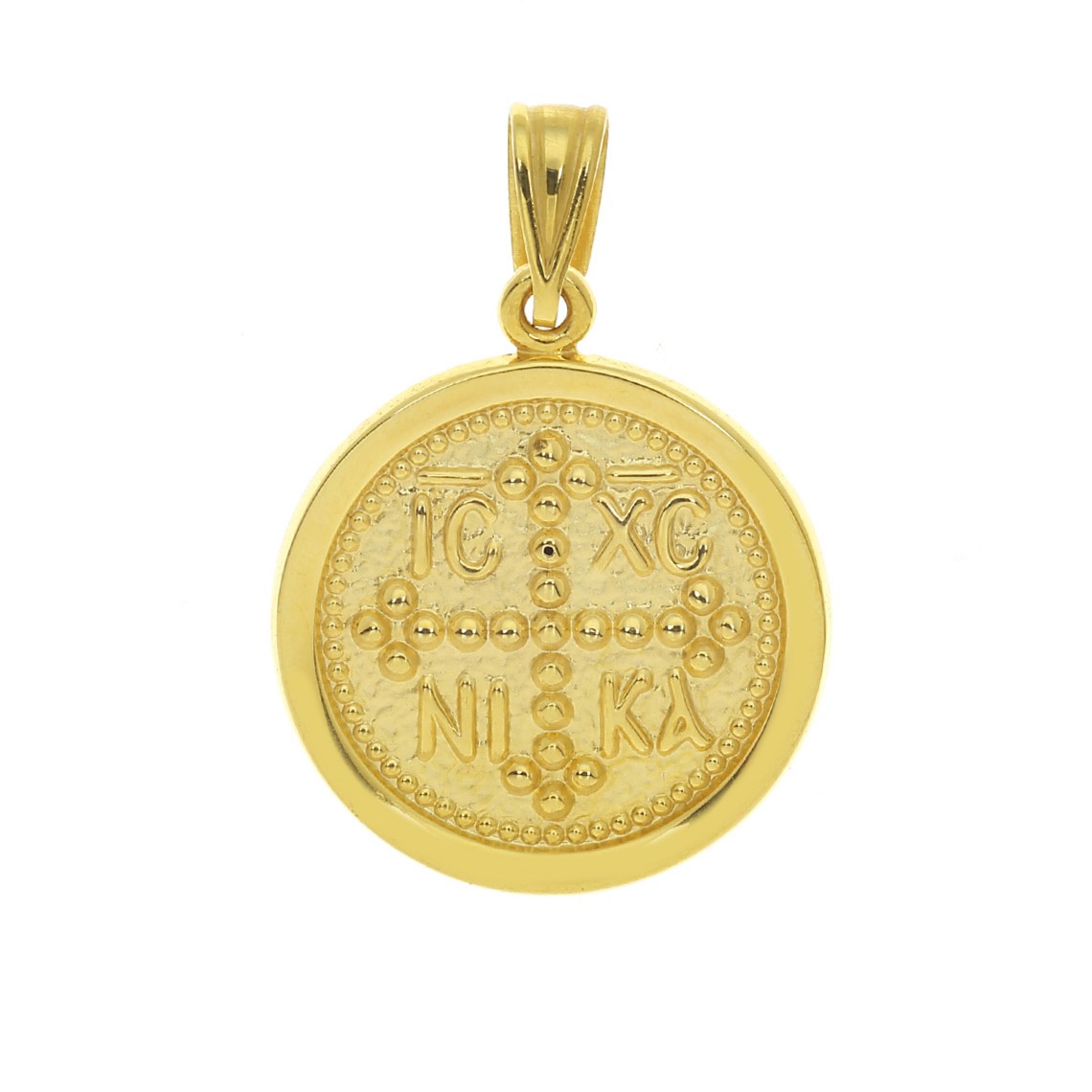 CHRISTIAN CHARMS Double Sided from K9 Yellow Gold 3MAN.240PE - 