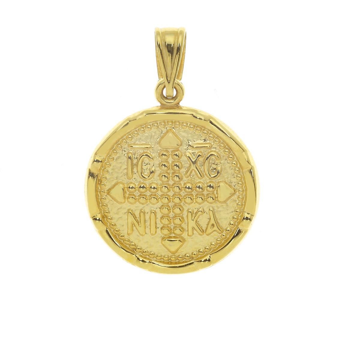 CHRISTIAN CHARMS Double Sided from K9 Yellow Gold 3MAN.242PE - 