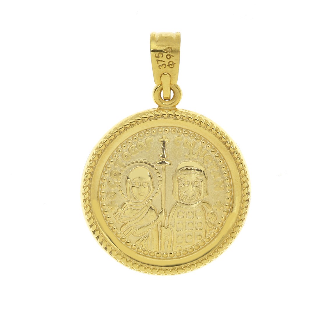 CHRISTIAN CHARMS Double Sided from K9 Yellow Gold 3MAN.246PE - 