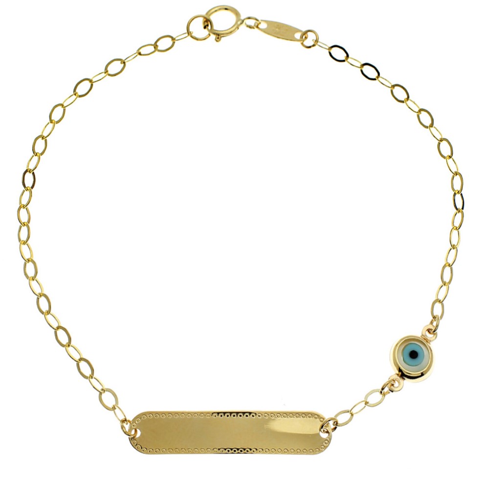 ΤΑΥΤΟΤΗΤΑ Βραχιόλι K9 σε Κίτρινο Χρυσό 3MAN.260TT - 