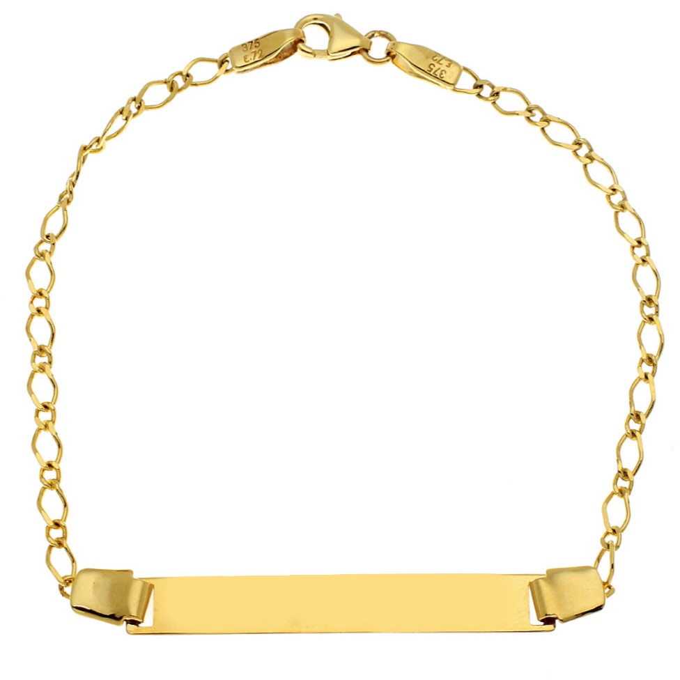 ΤΑΥΤΟΤΗΤΑ Βραχιόλι K9 σε Κίτρινο Χρυσό 3MAN.261TT - 