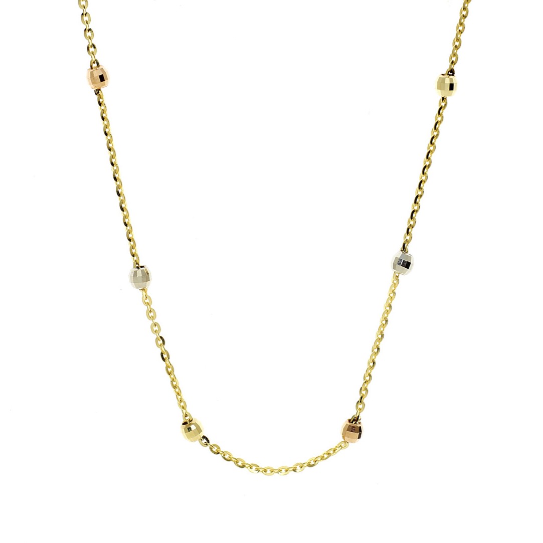 ΚΟΛΙΕ SENZIO Collection Κ9 Κίτρινο, Λευκό και Ροζ Χρυσό 3MAN.266BRC - 